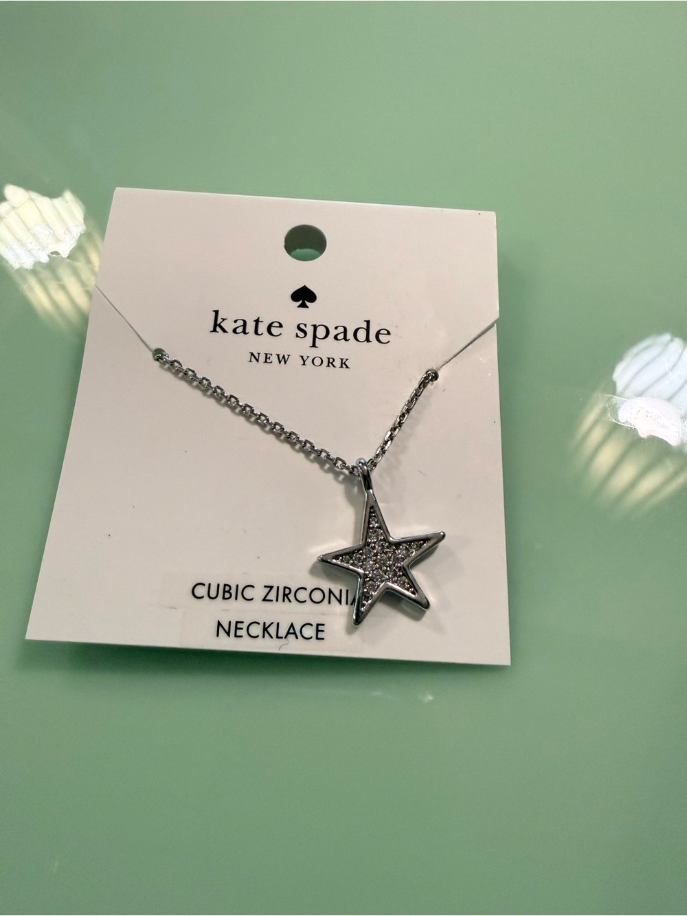 KATE SPADE ♠️ Silver Star Necklace sparkle bling
